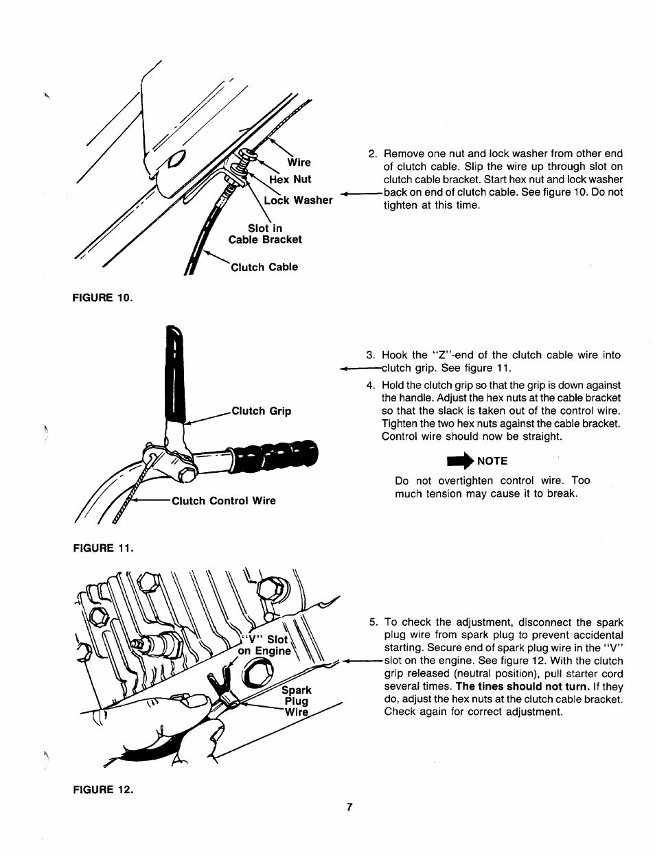 Note | MTD 219-320-000 User Manual | Page 7 / 20