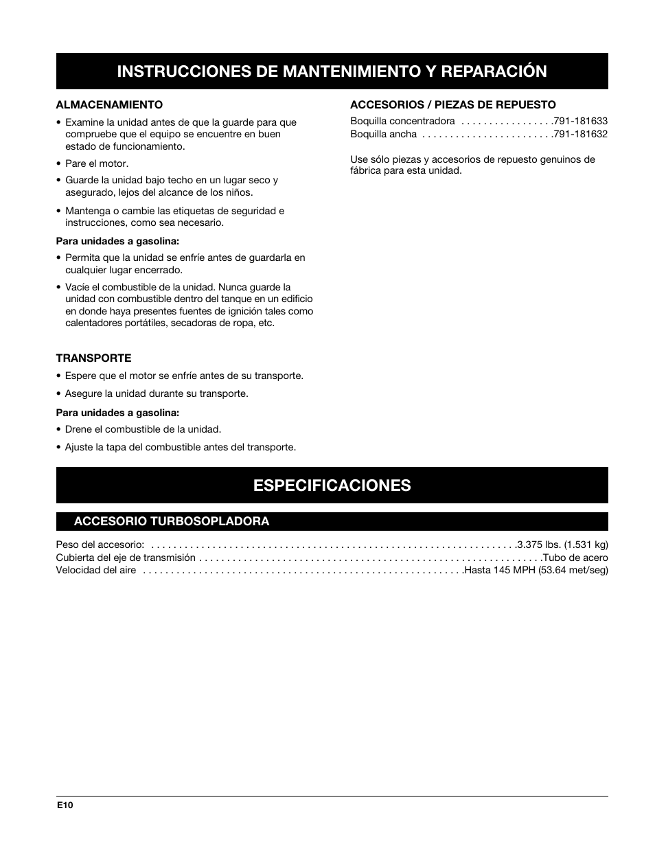 MTD TBTB User Manual | Page 34 / 36