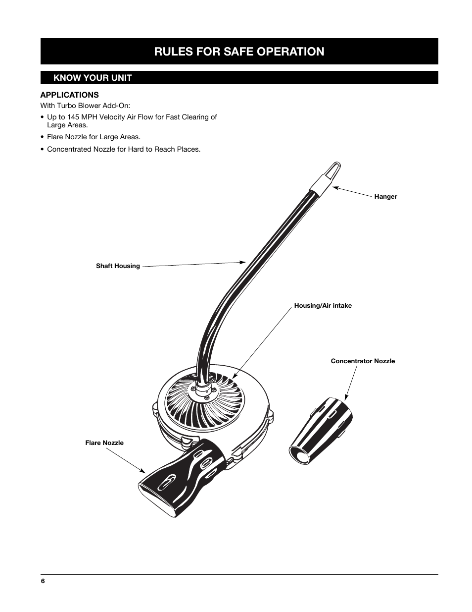 Rules for safe operation | MTD TBTB User Manual | Page 6 / 36