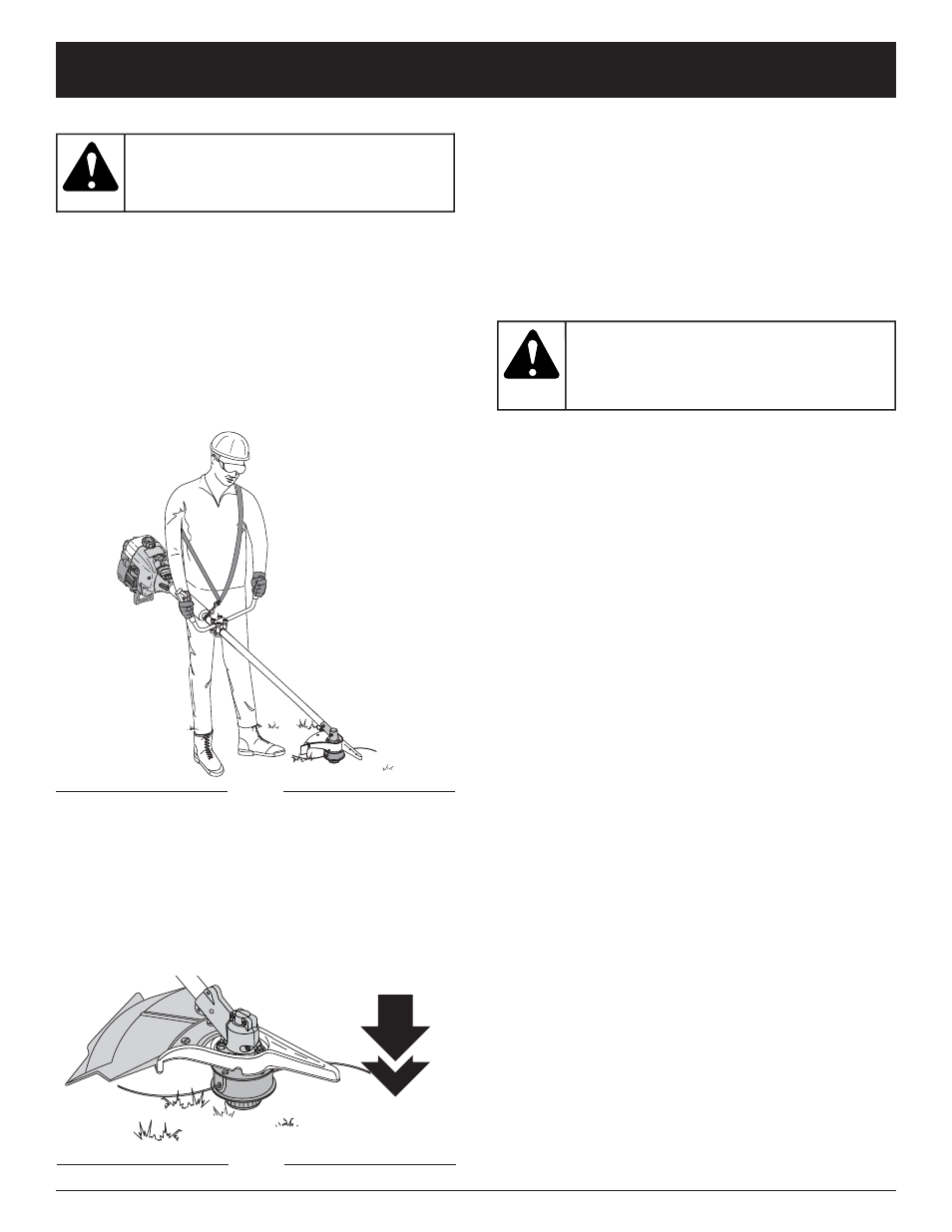 Warning, Caution, Operating instructions | MTD LT31CSH User Manual | Page 13 / 24