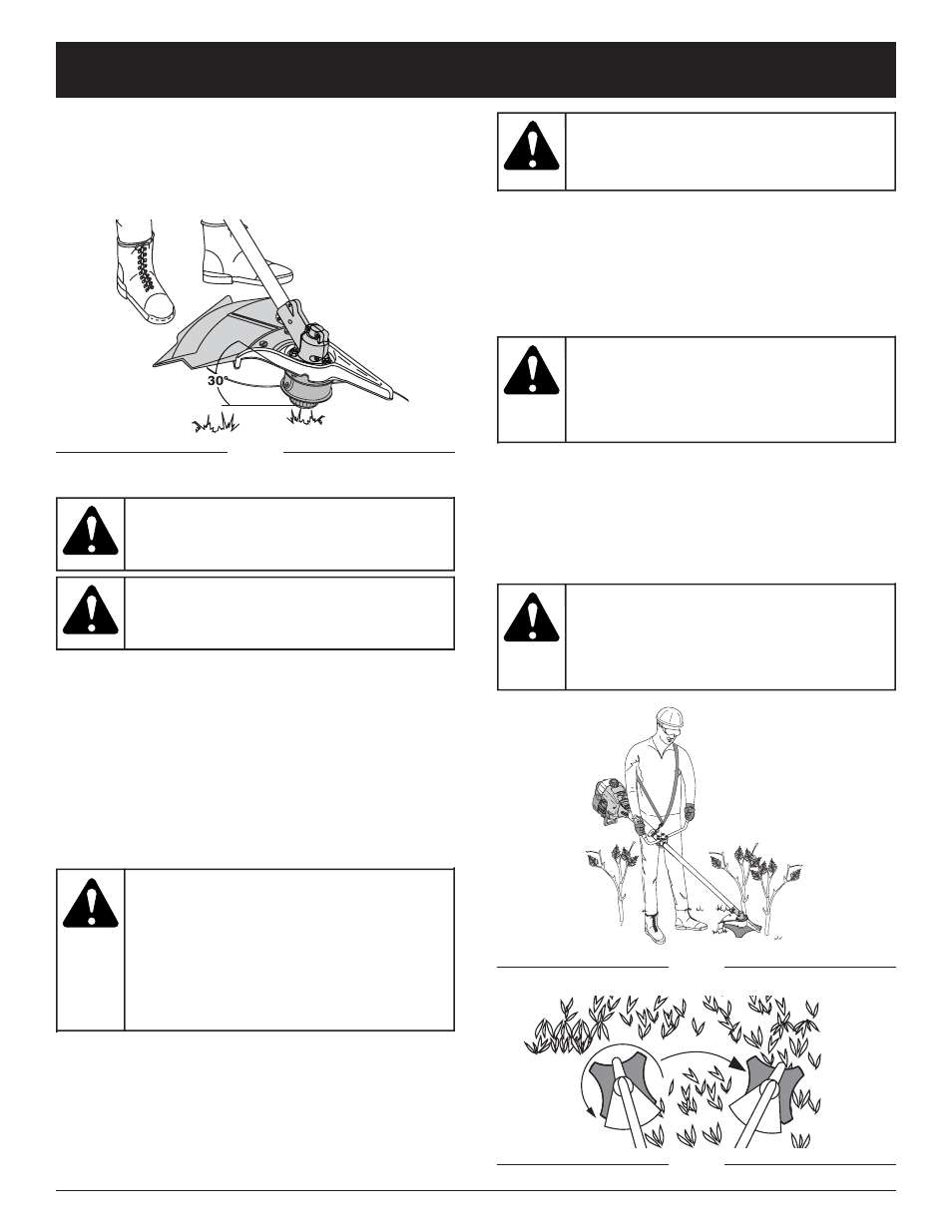 Warning, Operating instructions | MTD LT31CSH User Manual | Page 14 / 24