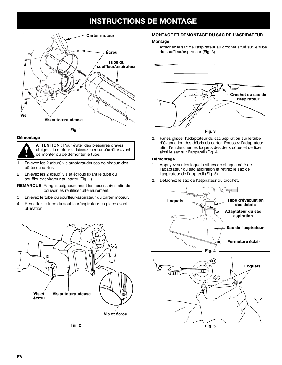 Instructions de montage | MTD BV3100 User Manual | Page 20 / 88