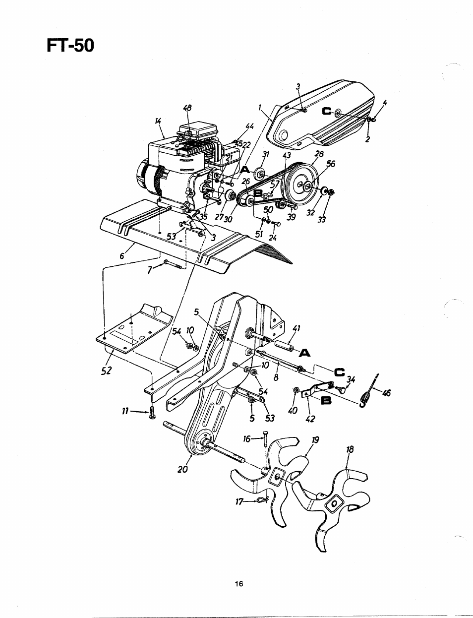 Ft-50 | MTD 21A-340-100 User Manual | Page 16 / 20