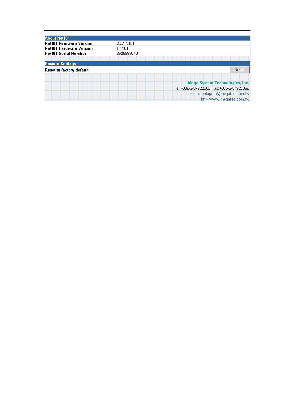 Mega System Tech RS485 User Manual | Page 24 / 29