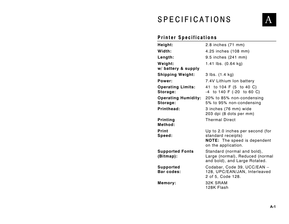 Monarch Instrument HANDIPRINT 6017 User Manual | Page 23 / 28