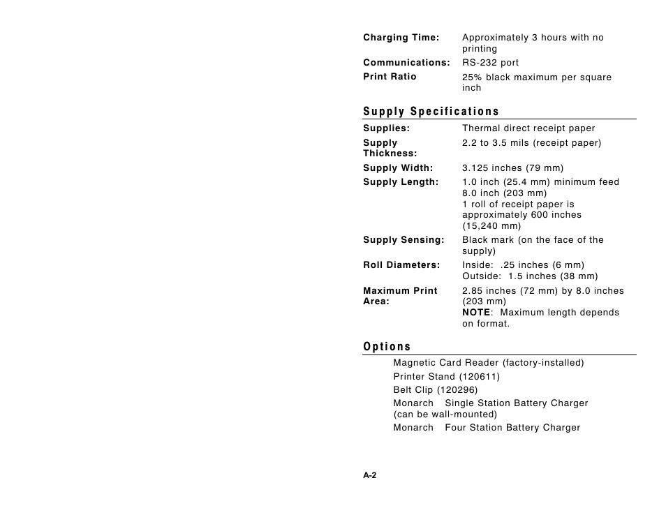 Monarch Instrument HANDIPRINT 6017 User Manual | Page 24 / 28