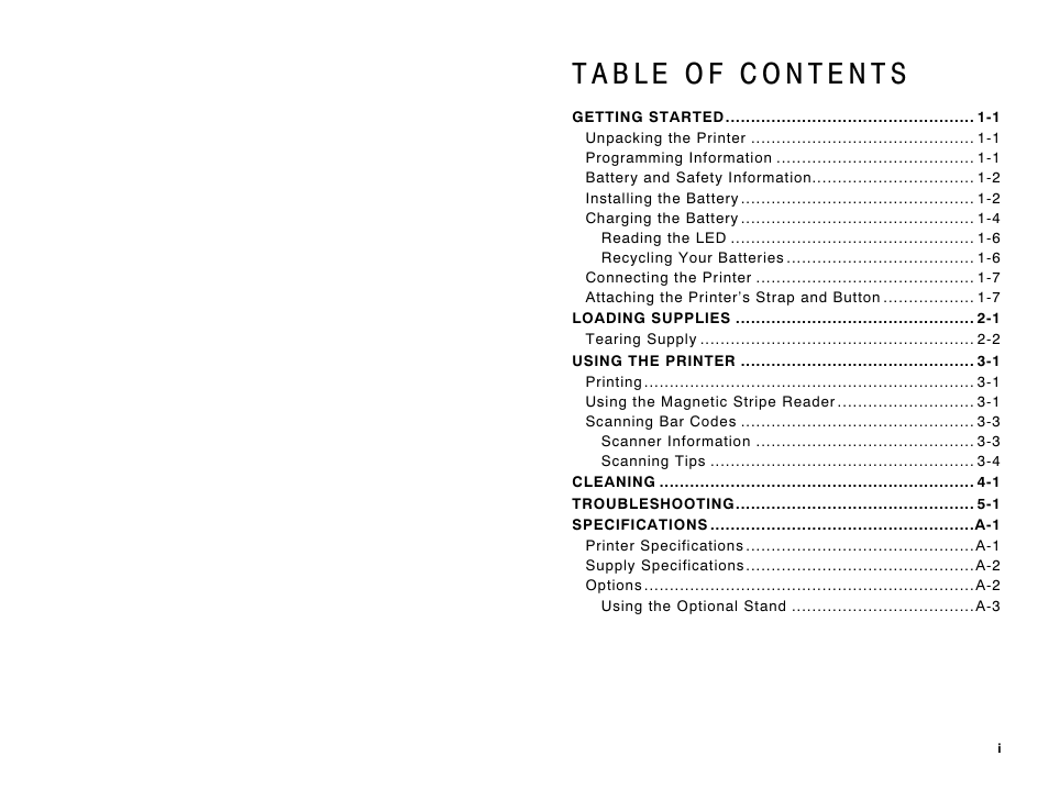 Monarch Instrument HANDIPRINT 6017 User Manual | Page 3 / 28