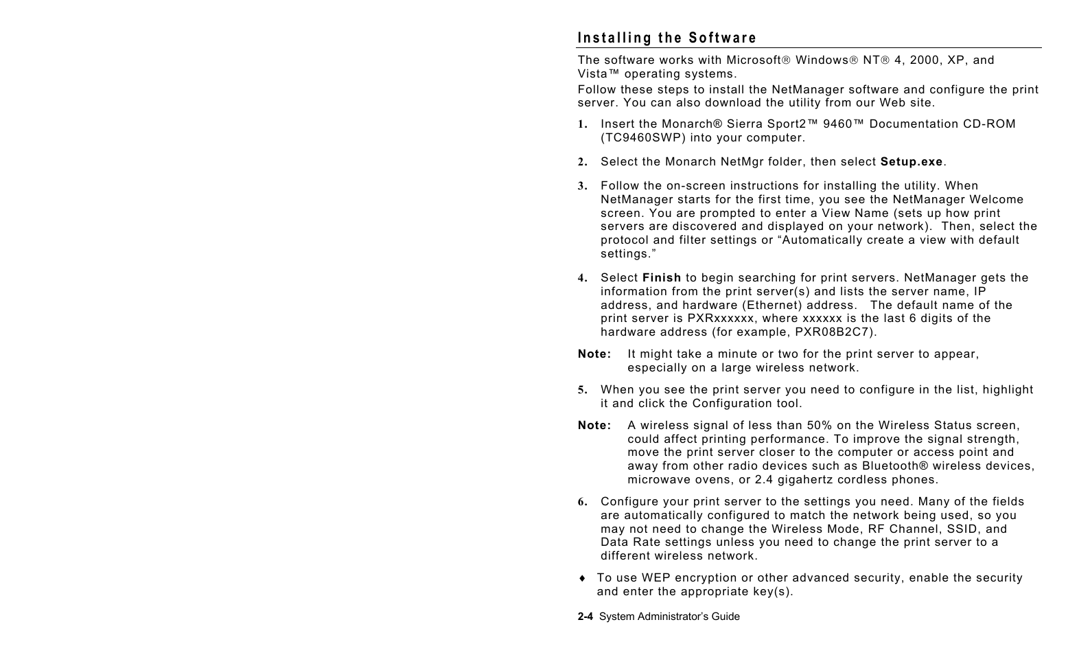Monarch Instrument 9460 User Manual | Page 14 / 104