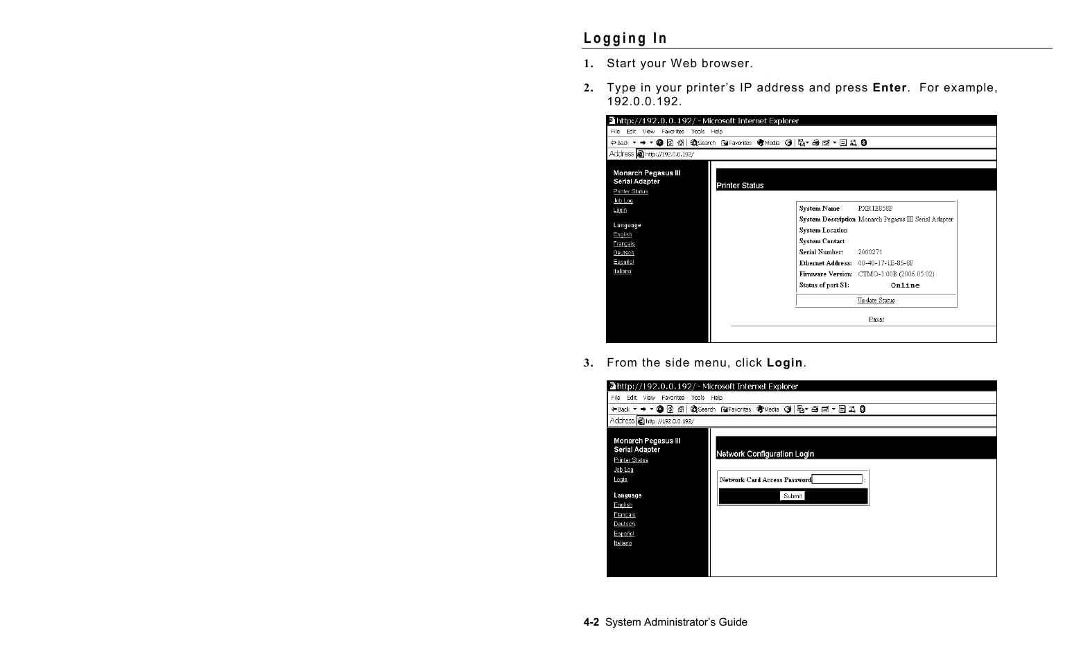 Monarch Instrument 9460 User Manual | Page 36 / 104