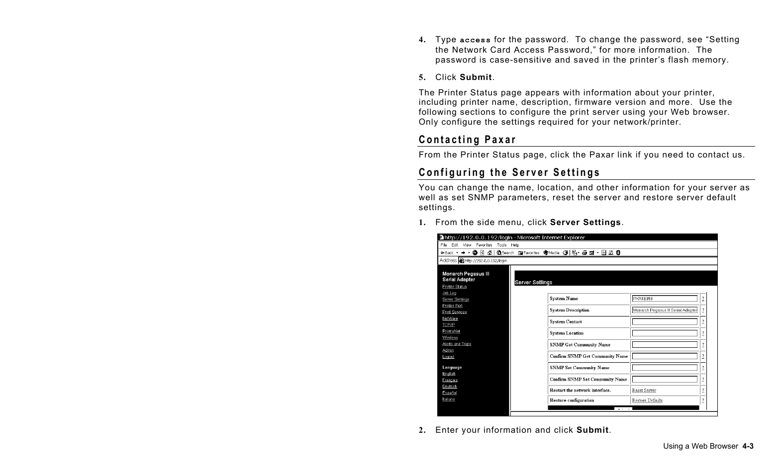 Monarch Instrument 9460 User Manual | Page 37 / 104