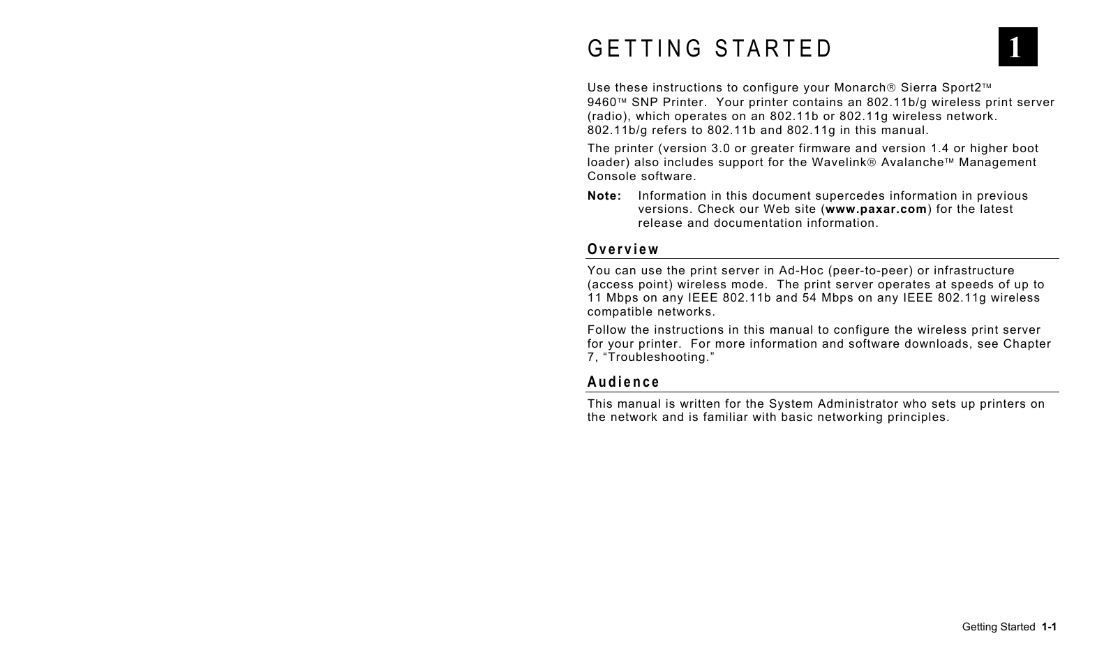 Monarch Instrument 9460 User Manual | Page 7 / 104