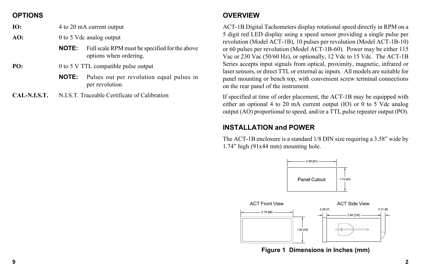 Monarch Instrument ACT-1B-60 User Manual | Page 5 / 8