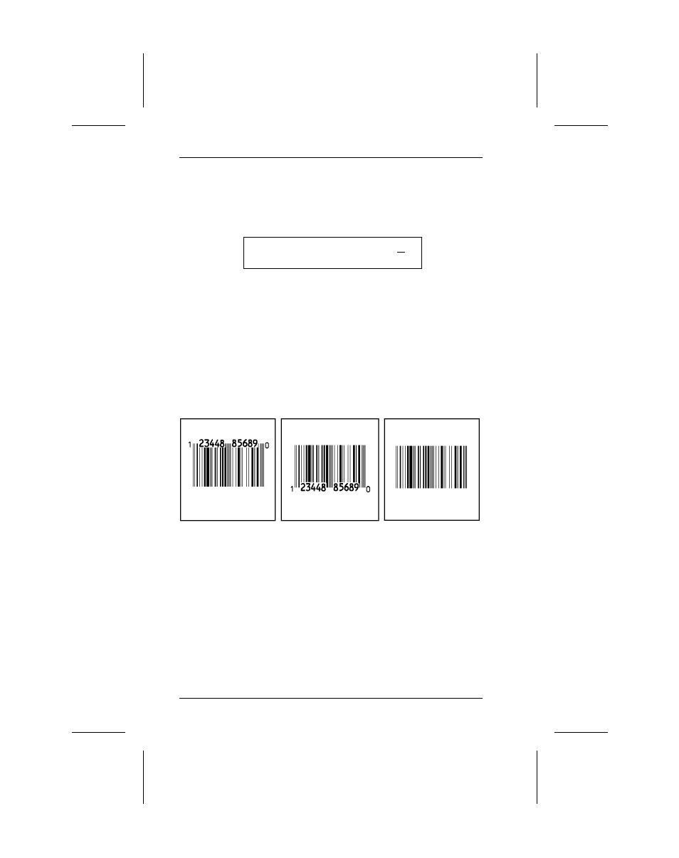 Bar code - human readable characters | Monarch Instrument 9400 Series User Manual | Page 116 / 156