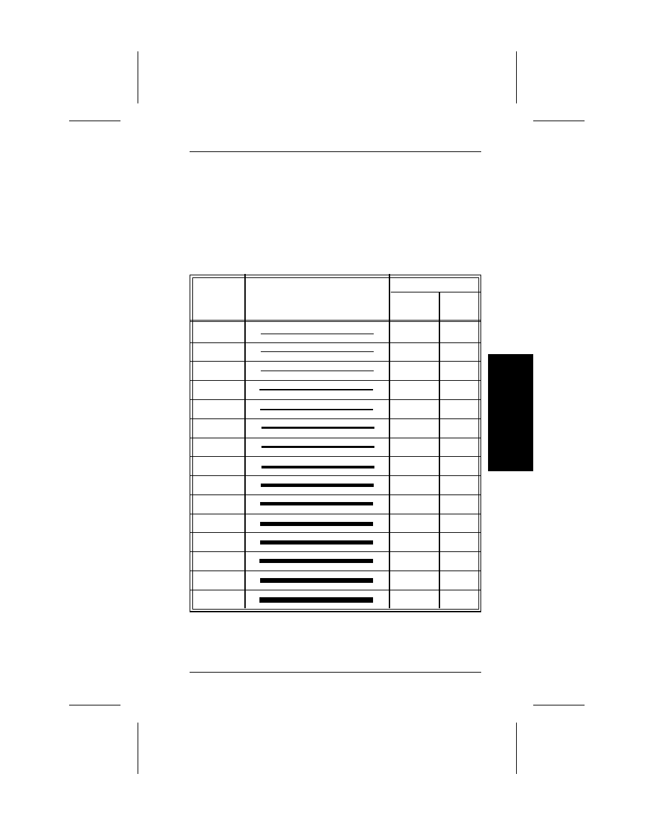 Line width selections | Monarch Instrument 9400 Series User Manual | Page 135 / 156