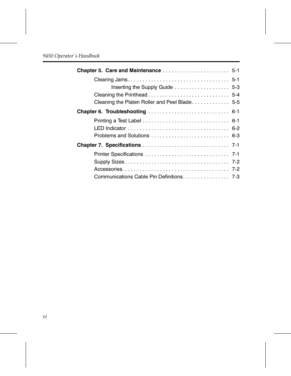 Monarch Instrument Paxar 9450 User Manual | Page 8 / 52