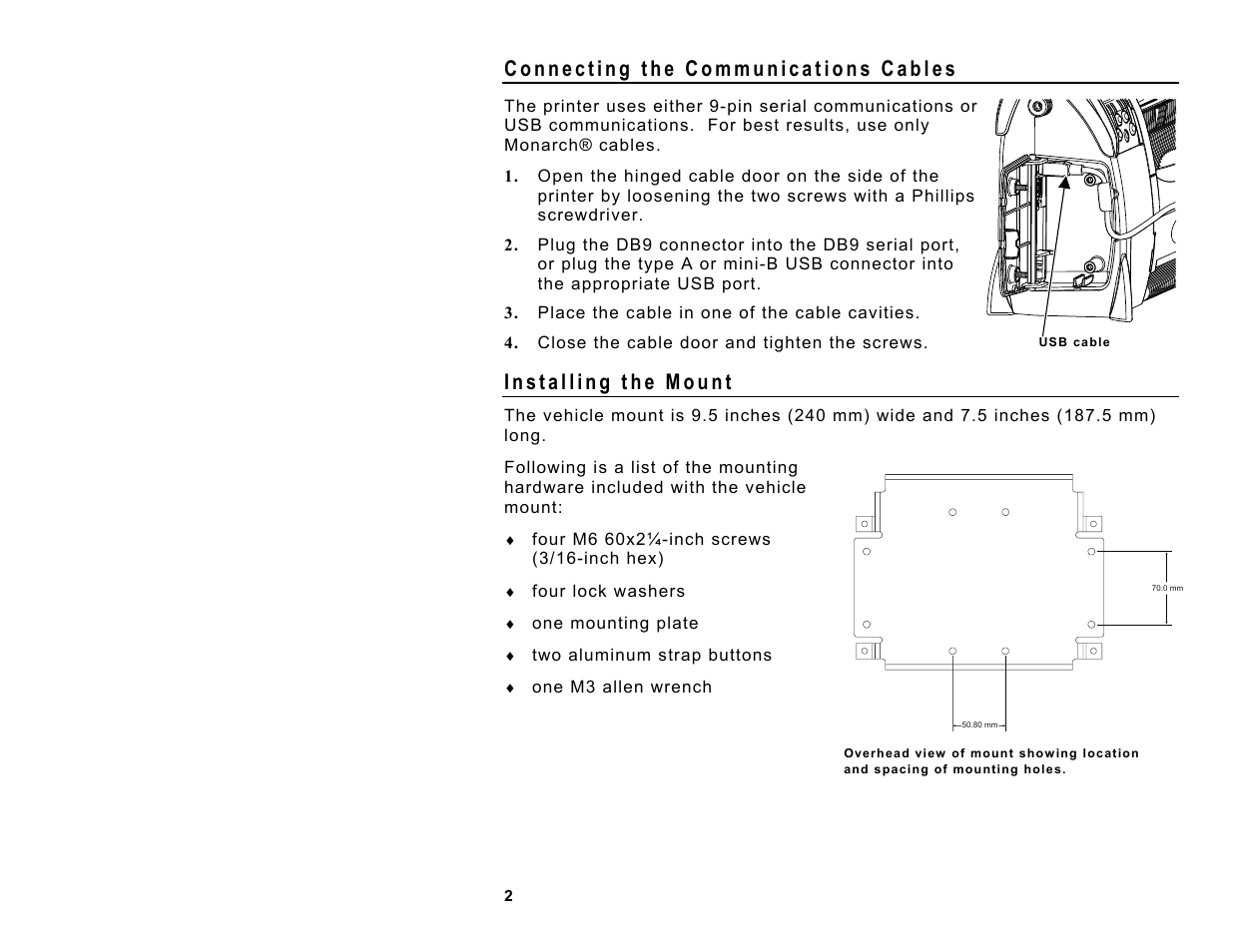 Monarch Instrument 9493 User Manual | Page 2 / 8
