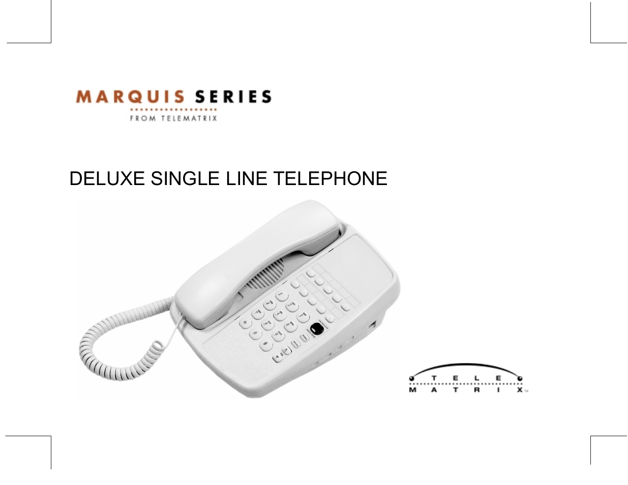 Marquis MW10 User Manual | 23 pages