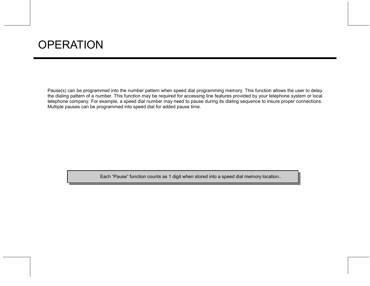 Operation | Marquis MW10 User Manual | Page 18 / 23