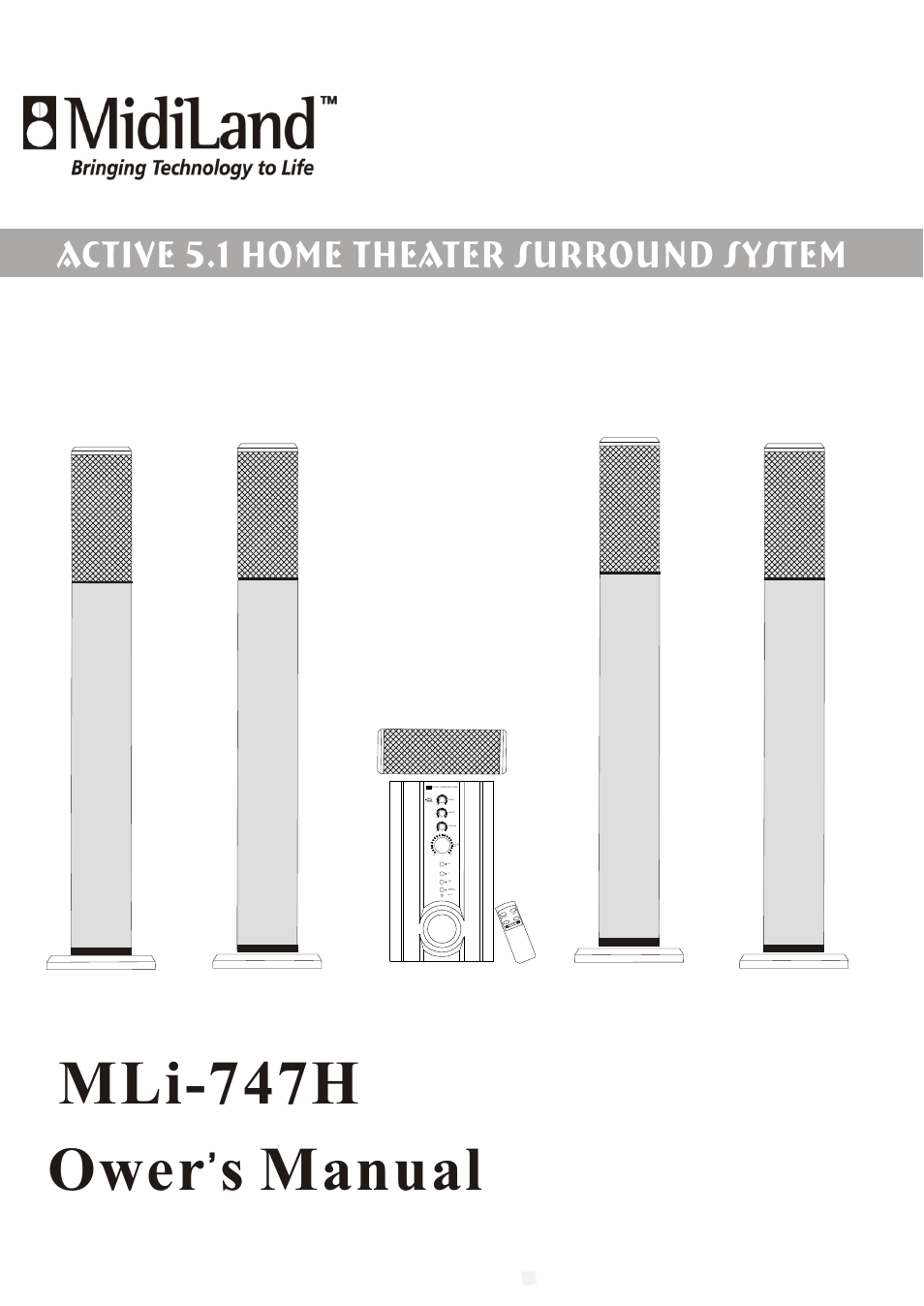 MidiLand 747H User Manual | 11 pages