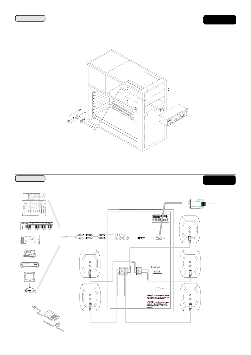 Sound source: stereo, Illustration i-2, Illustration i-1 | MidiLand 7100M User Manual | Page 5 / 10