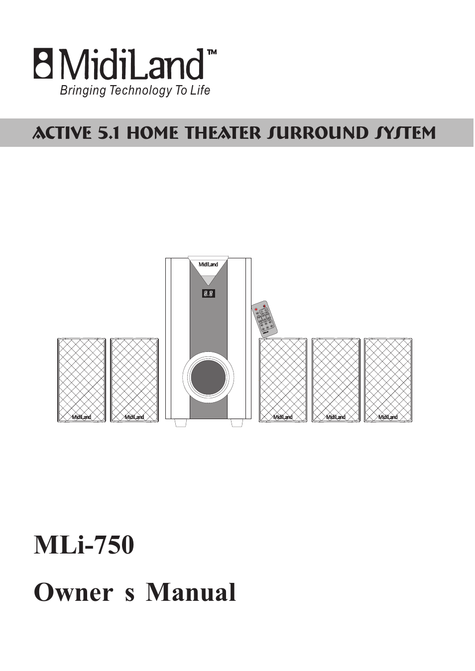 MidiLand MLi 750 User Manual | 13 pages
