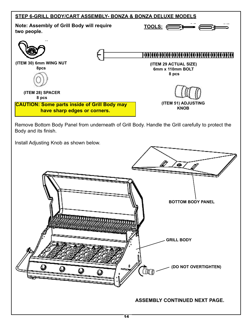 Meco Bonza Deluxe Series User Manual | Page 14 / 35