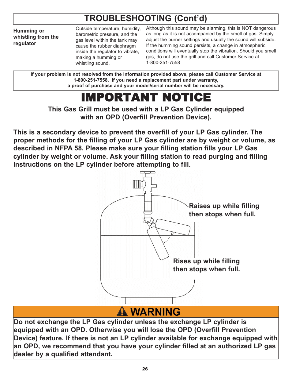 Important notice, Troubleshooting (cont’d) | Meco BUSHMAN 7710S8.641 User Manual | Page 26 / 28