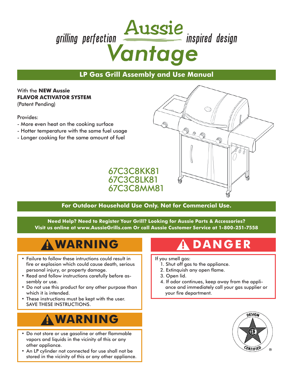 Meco Assie Vantage LP 67c3c8kk81 User Manual | 36 pages
