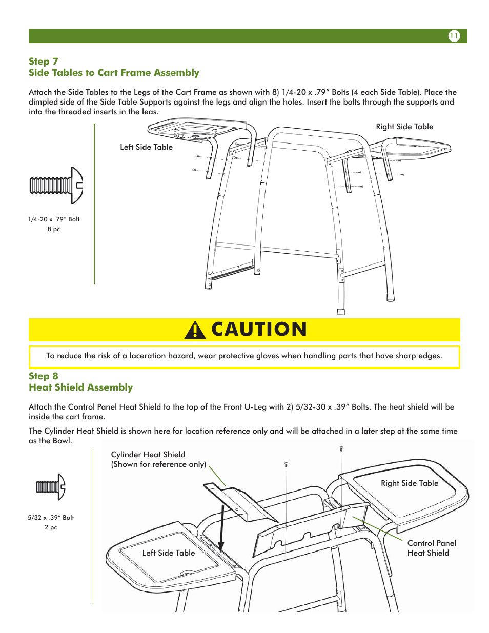 Caution | Meco 6623S8E641 User Manual | Page 11 / 40