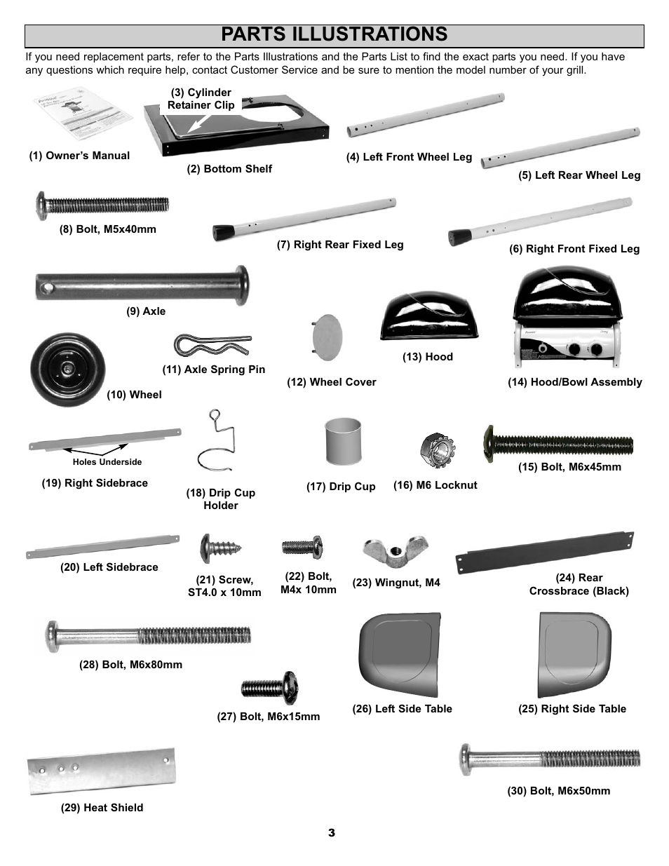 Parts illustrations | Meco 7110.7.641 User Manual | Page 3 / 23