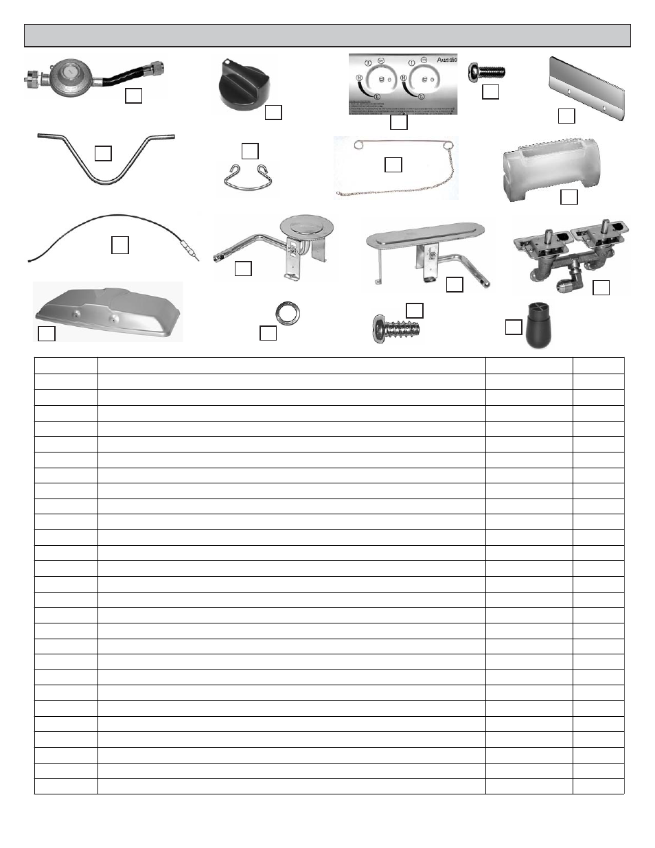 Parts illustrations (cont’d) | Meco Aussie Portable LP 2200 User Manual | Page 3 / 16