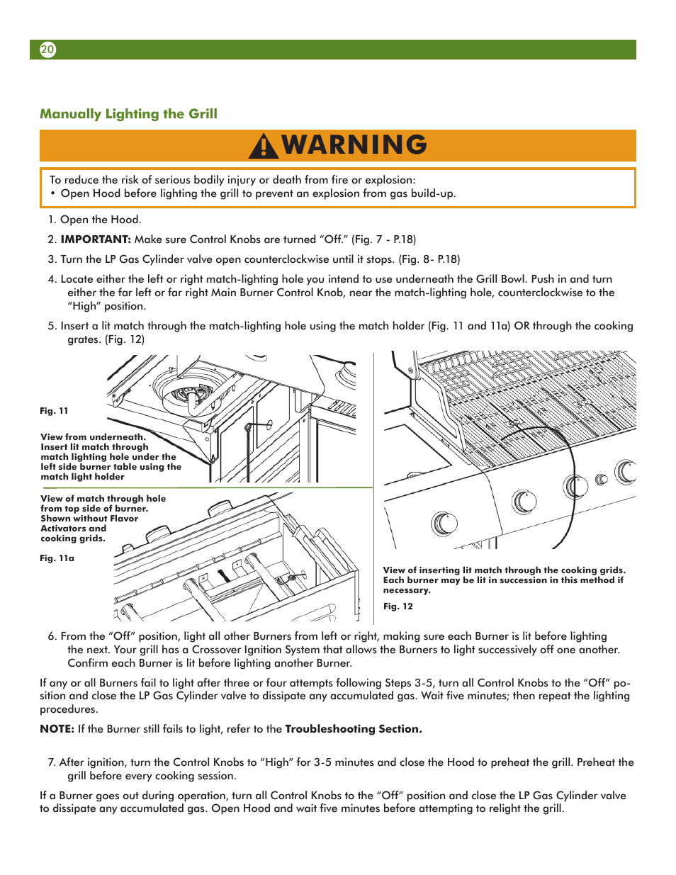 Warning | Meco 67A4T09K21 User Manual | Page 20 / 36