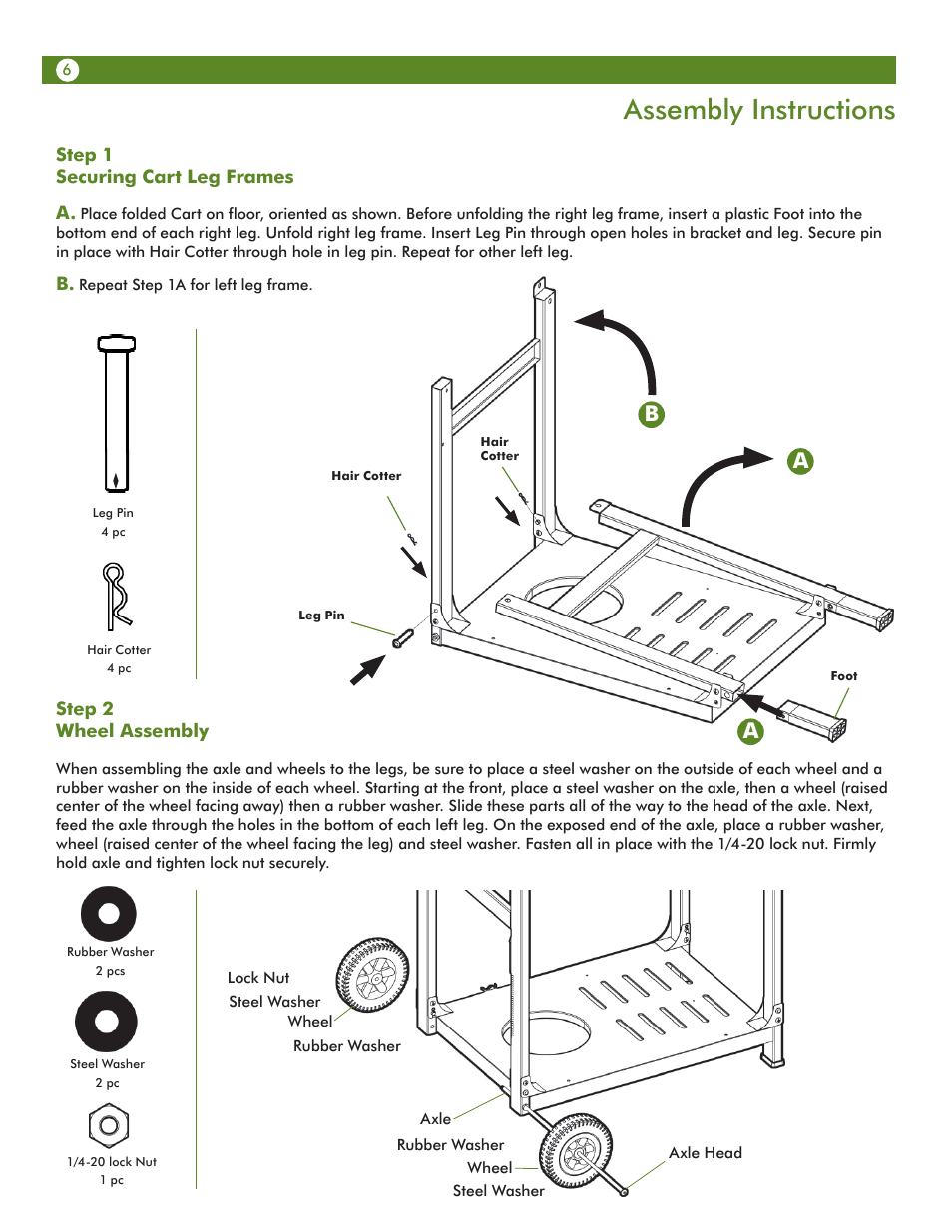 Assembly instructions | Meco 67A4T09K21 User Manual | Page 6 / 36