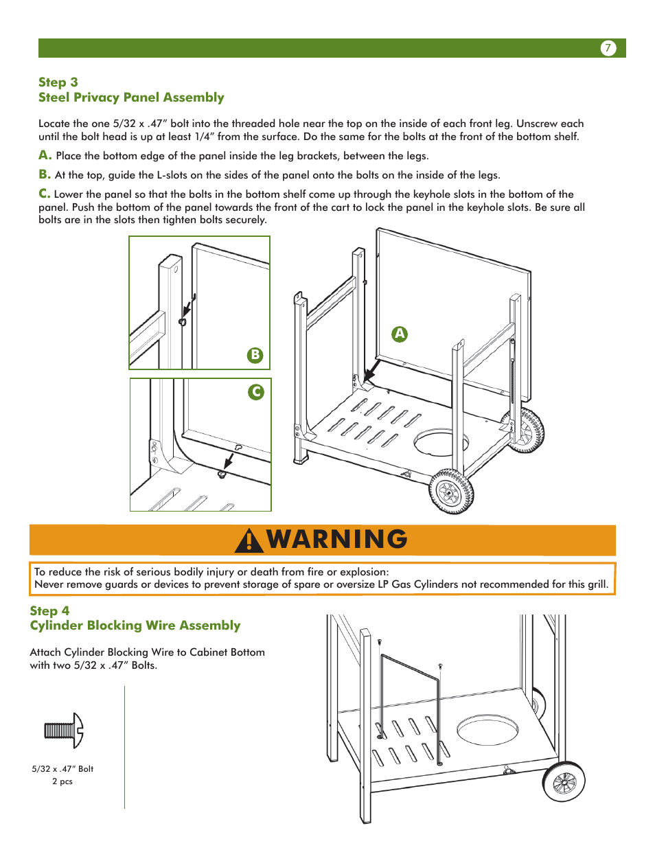 Warning | Meco 67A4T09K21 User Manual | Page 7 / 36