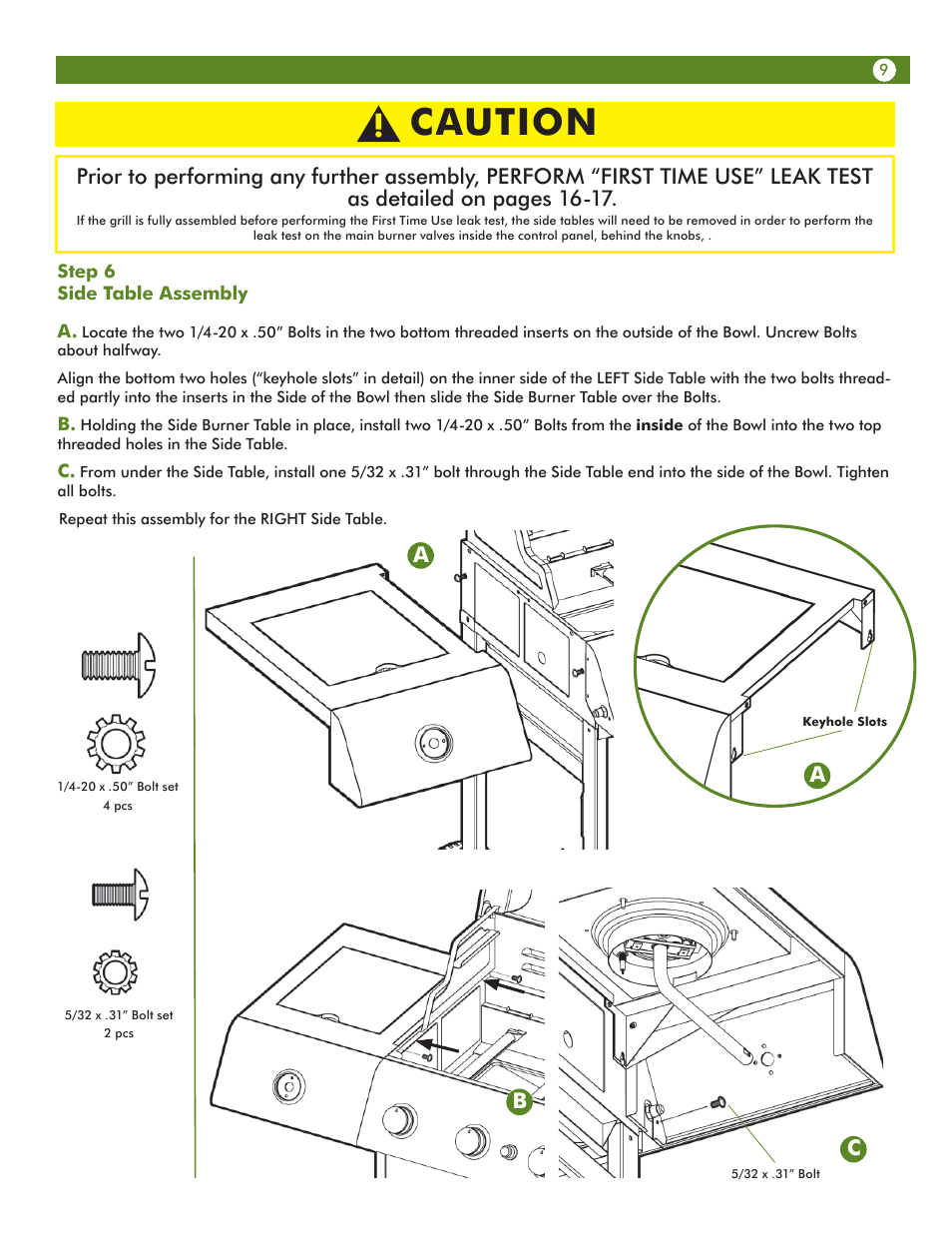 Caution, Bc a | Meco 67A4T09K21 User Manual | Page 9 / 36