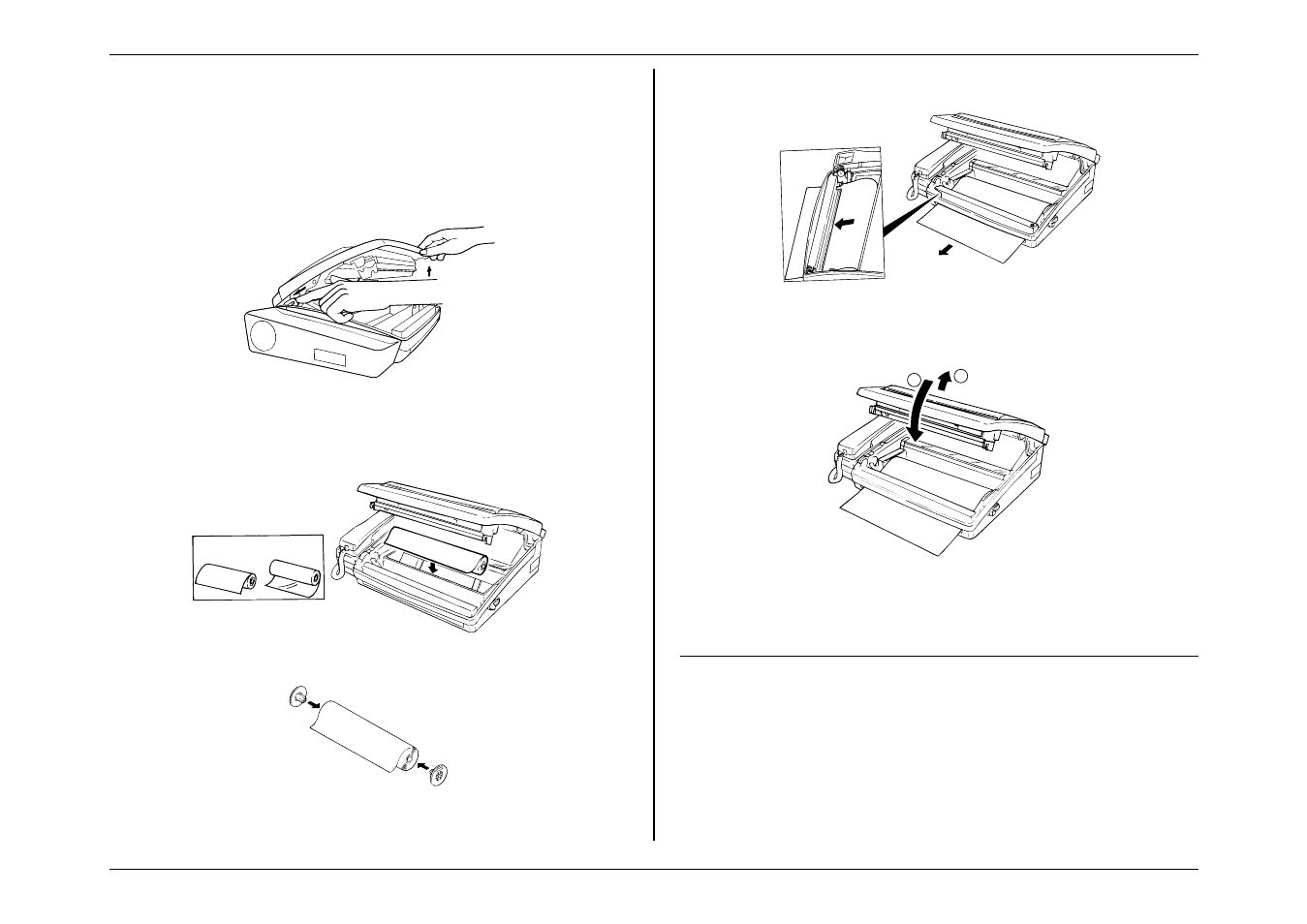 Installing paper, A word about paper | Muratec M860 User Manual | Page 19 / 91