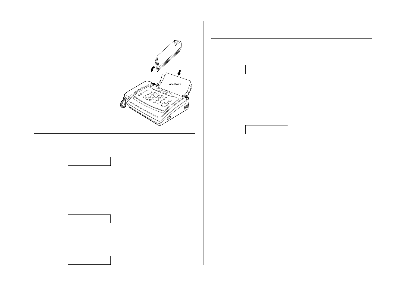 How to insert a document, Sending, Sending a fax with on-hook dialing or a handset | Muratec M860 User Manual | Page 23 / 91