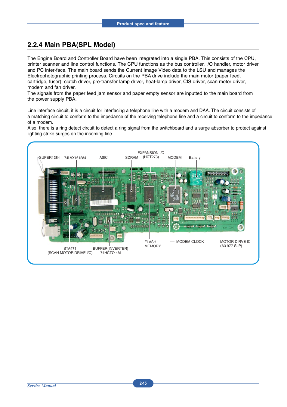 4 main pba(spl model) | Muratec DIGITAL LASER F-114 User Manual | Page 27 / 162