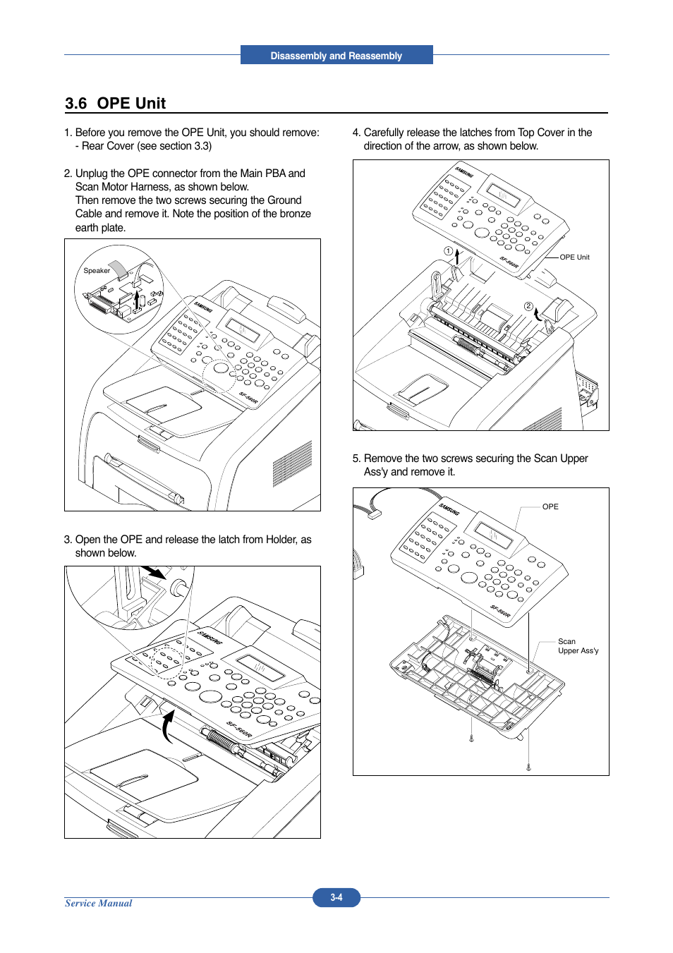 6 ope unit | Muratec DIGITAL LASER F-114 User Manual | Page 40 / 162