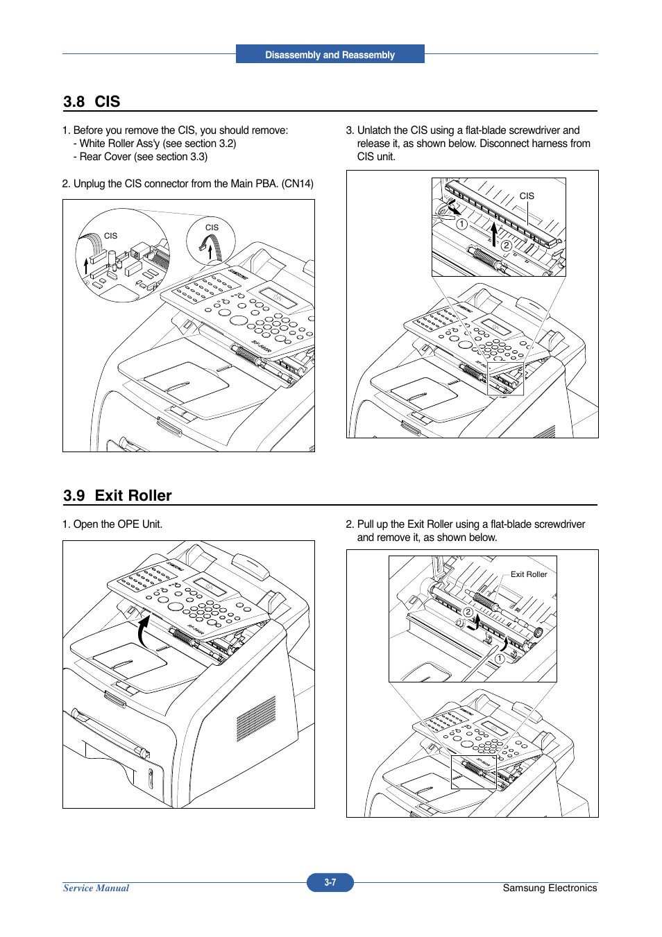 8 cis, 9 exit roller | Muratec DIGITAL LASER F-114 User Manual | Page 43 / 162