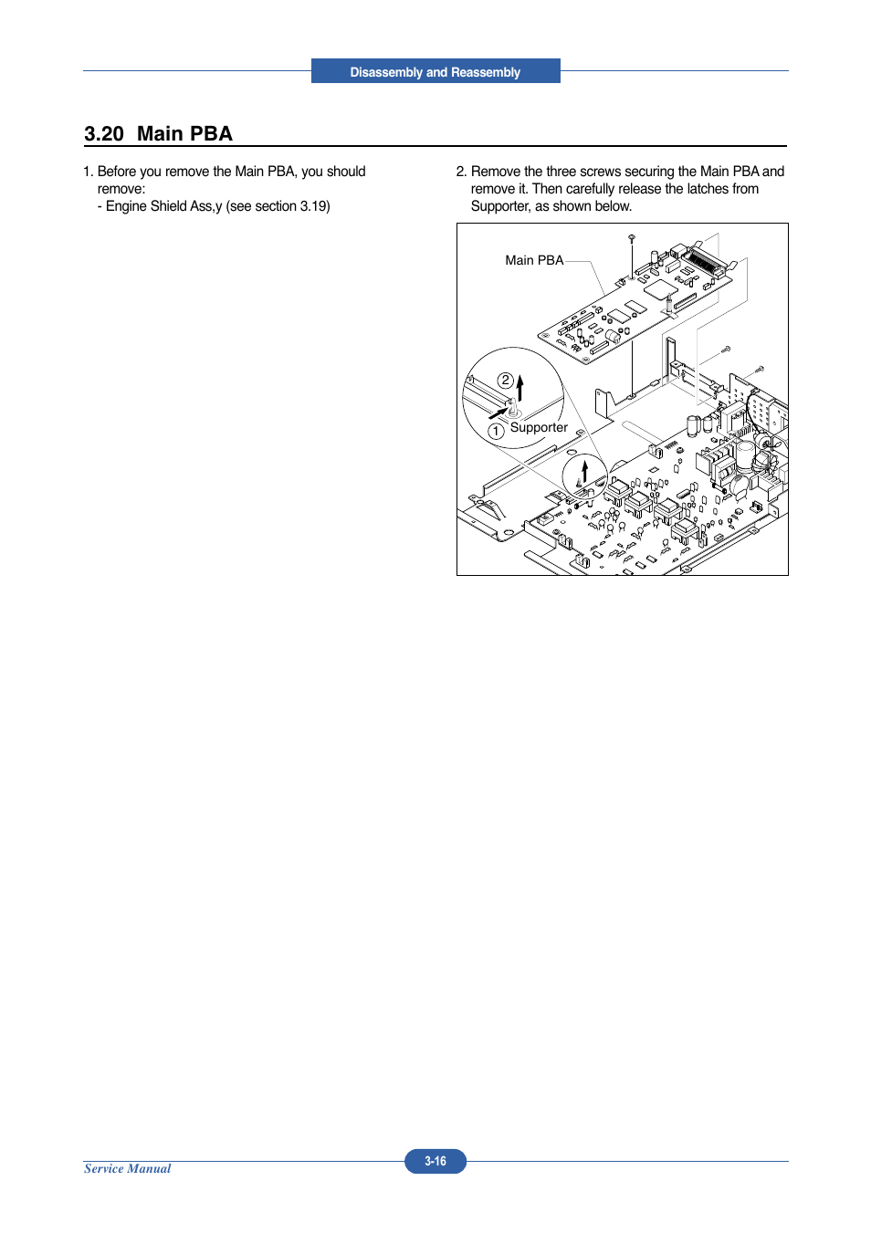 20 main pba | Muratec DIGITAL LASER F-114 User Manual | Page 52 / 162