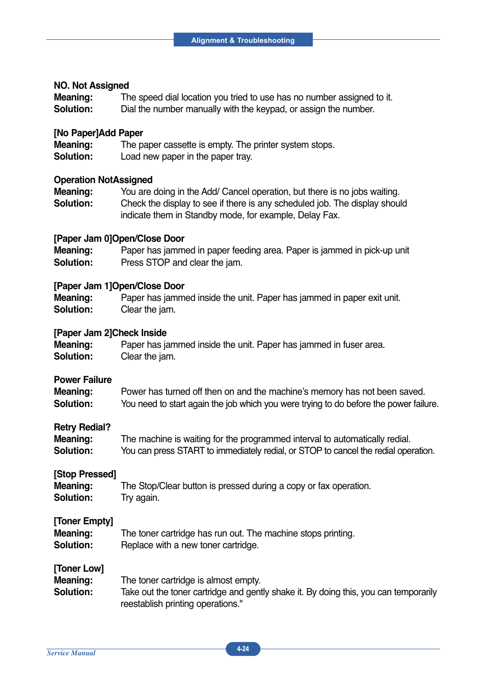 Muratec DIGITAL LASER F-114 User Manual | Page 84 / 162