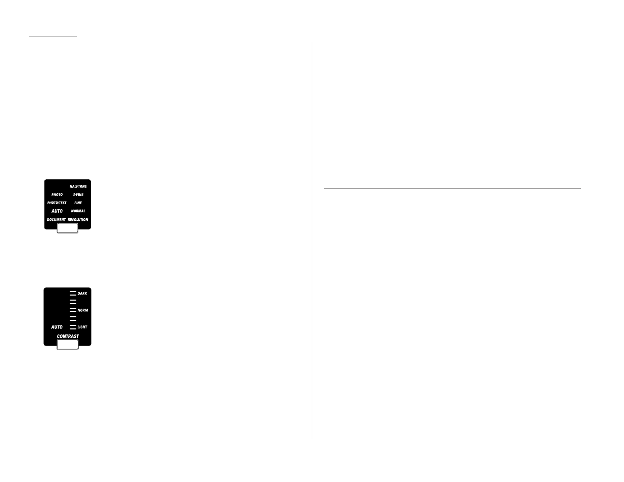 Resolution, grayscale and contrast, Entering a pause character when dialling | Muratec MFX-2500 User Manual | Page 14 / 103
