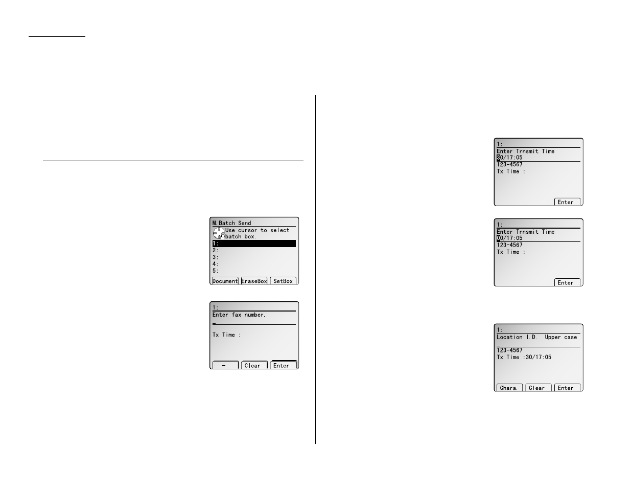 Batch transmission, Creating or modifying a batch box | Muratec MFX-2500 User Manual | Page 34 / 103
