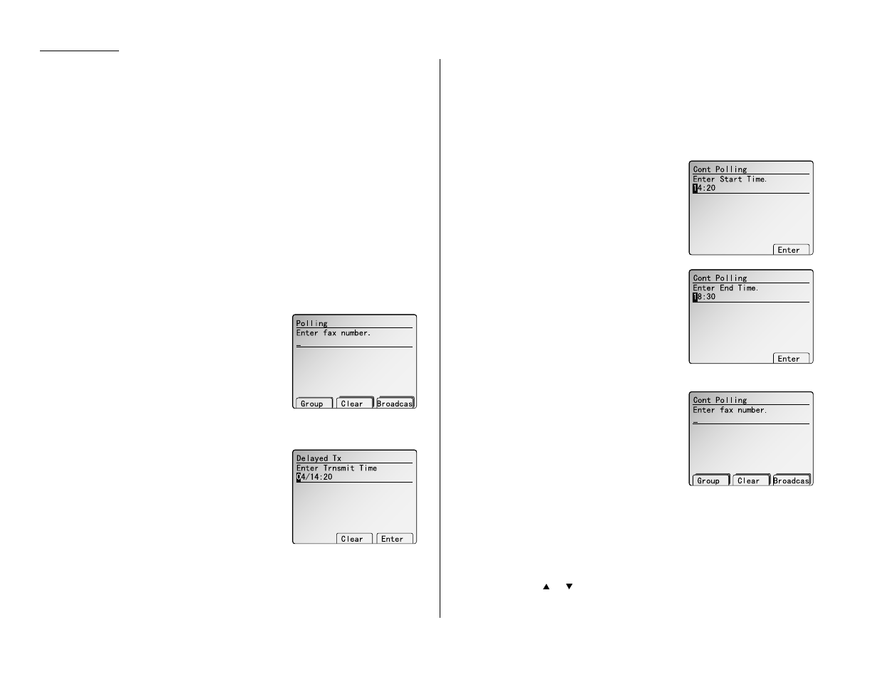 Polling | Muratec MFX-2500 User Manual | Page 44 / 103