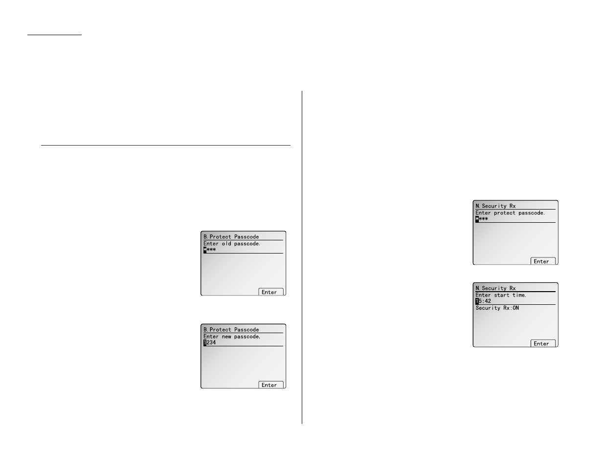 Security features, The passcode, Security reception | Muratec MFX-2500 User Manual | Page 66 / 103