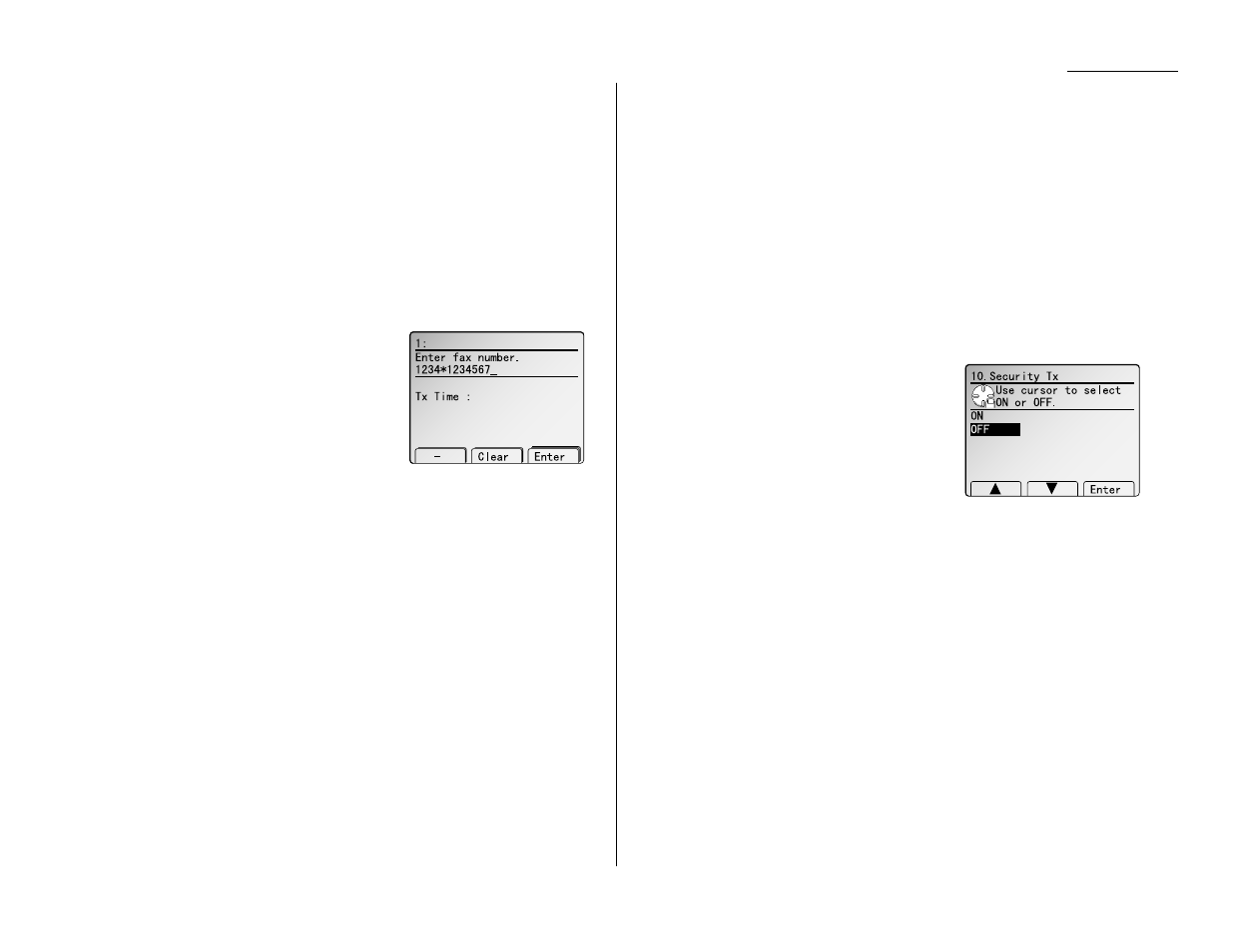 Setting security transmission | Muratec MFX-2500 User Manual | Page 69 / 103
