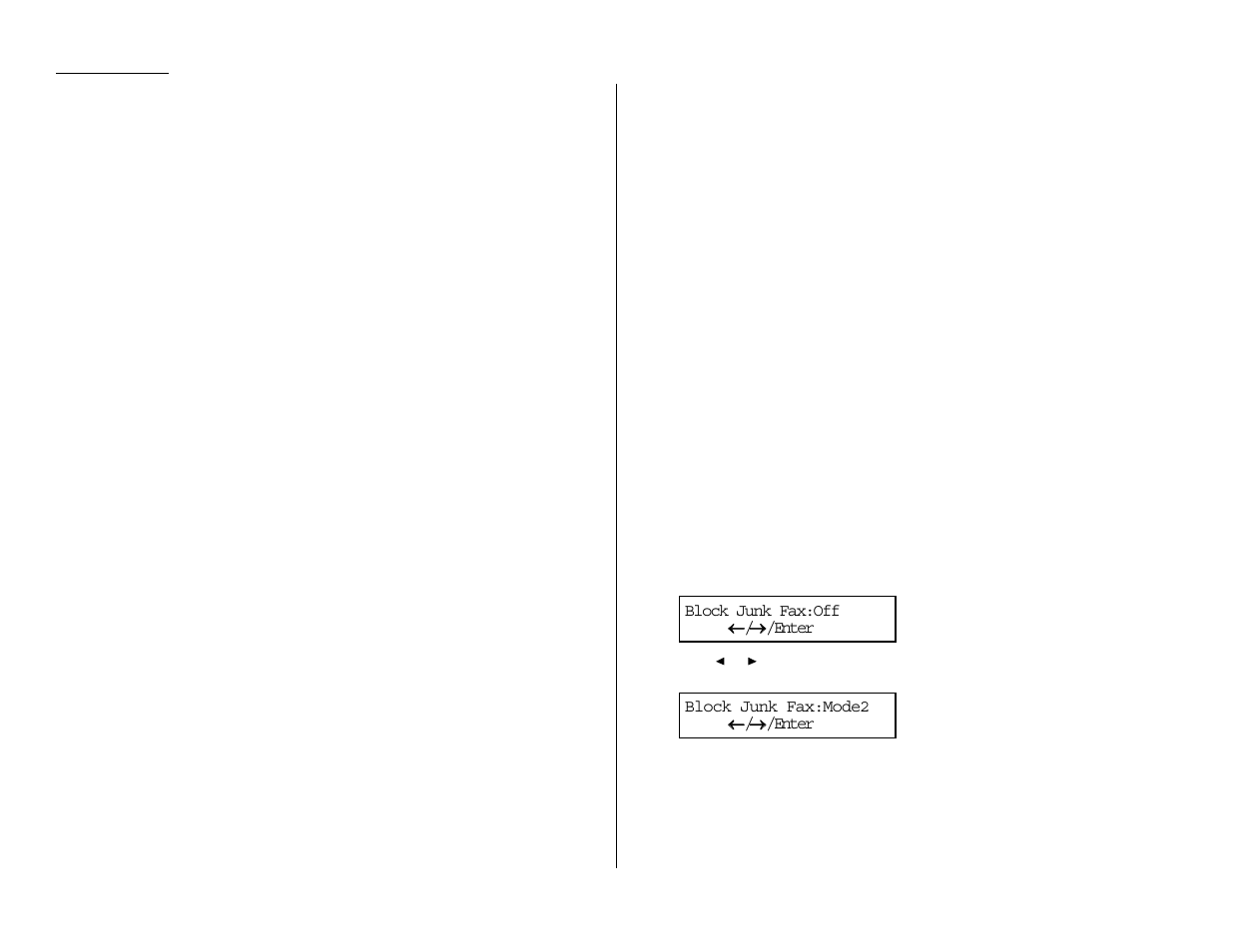 Setting block junk fax | Muratec MFX-1200 User Manual | Page 107 / 156