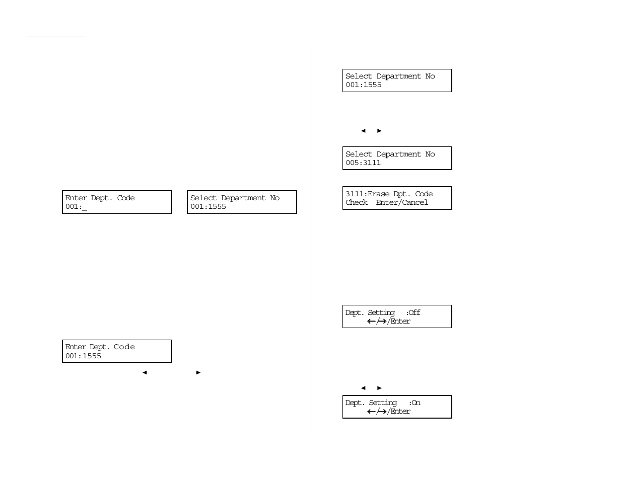 Using department codes | Muratec MFX-1200 User Manual | Page 109 / 156