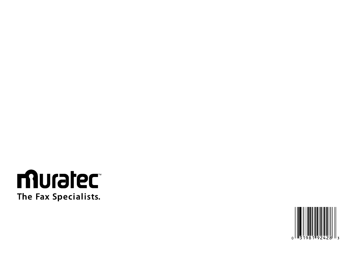 Muratec MFX-1200 User Manual | Page 156 / 156